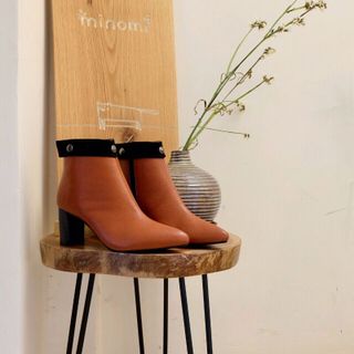 Giày boot cao gót 6p cho mùa đông không lạnh