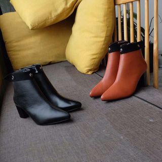 Giày boot cao gót 6p cho mùa đông không lạnh