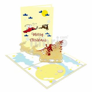 Thiệp 3D độc đáo - thiệp nổi cho sinh nhật giáng sinh tình yêu ngày của mẹ 20/11