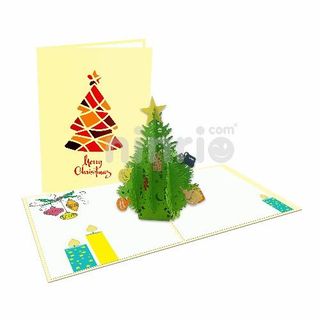 Thiệp 3D độc đáo - thiệp nổi cho sinh nhật giáng sinh tình yêu ngày của mẹ 20/11