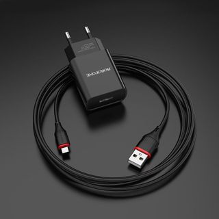 BOROFONE - Bộ Cóc Cáp Sạc BA20A - Cổng Micro 21A EU