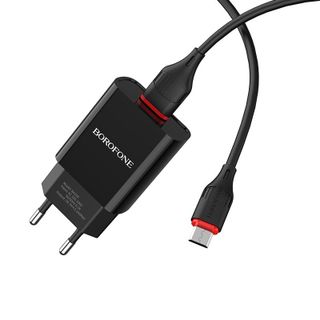 BOROFONE - Bộ Cóc Cáp Sạc BA20A - Cổng Micro 21A EU