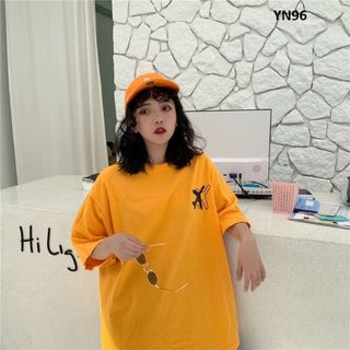 Áo Phông Unisex Form Rộng Tay Lỡ size 40kg-75kg