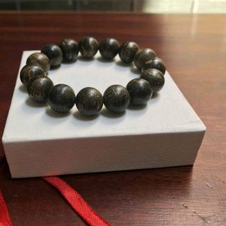 Vòng trầm hương thiên nhiên hạt tròn 14ly