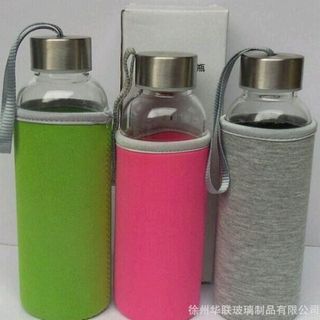 bình thủy tinh có dây có bọc vải cách nhiệt