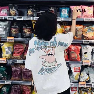 Áo Phông Unisex Form Rộng Tay Lỡ size 40kg-75kg