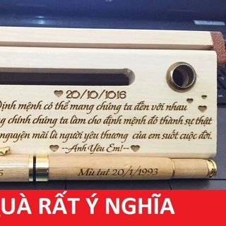 cung cấp bút gỗ khắc tên đẹp