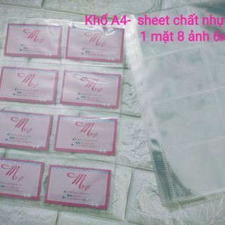 sheet đựng ảnh 6x9 / card các loại