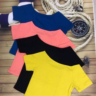 Ao cổ thuyền Vải cotton bzip 4 chieu đẹp