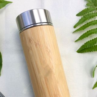 quà tặng doanh nghiệp - bình vỏ trúc