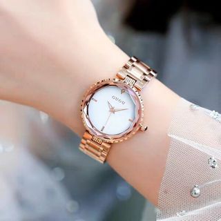Đồng hồ nữ GUOU 6014 dây kim loại