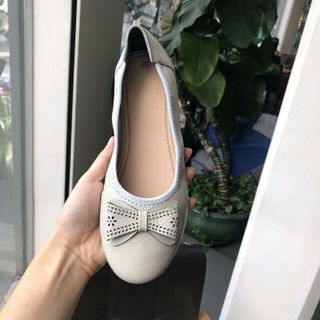 Giày búp bê da thật