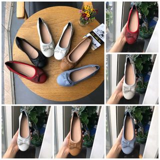 Giày búp bê da thật