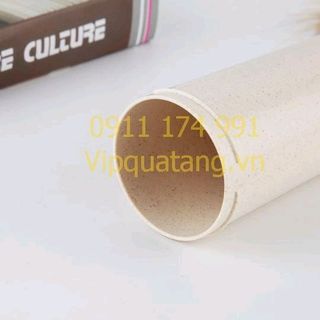 bình nước xơ lúa mạch in logo