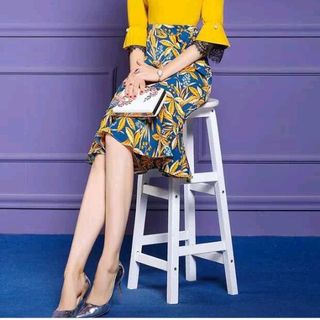 ĐẦM PHỐI TAY REN CHAN VÁY HOA