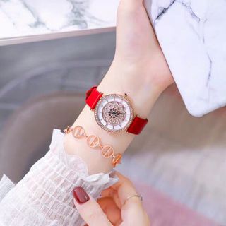 Đồng hồ nữ GUOU 6021 mặt xoay