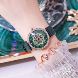 Đồng hồ nữ GUOU 6021 mặt xoay