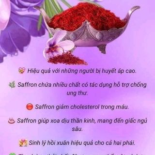 Nhụy Hoa Nghệ Tây - Saffron Baharaman