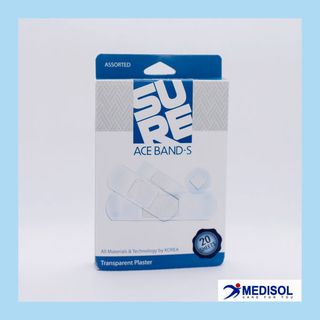 Băng keo cá nhân trong suốt Ace Band - S Hộp 20 miếng