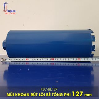 Mũi khoan rút lõi bê tông phi 127 mm FUJACO