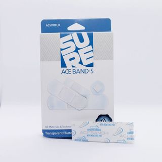 Băng keo cá nhân trong suốt Ace Band - S Hộp 20 miếng