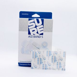 Băng keo cá nhân trong suốt Ace Band - S Hộp 20 miếng