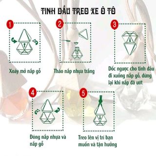 Tinh dầu thiên nhiên lọ treo khử mùi đuổi muỗi
