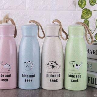 chai thủy tinh vỏ xơ lúa mạch