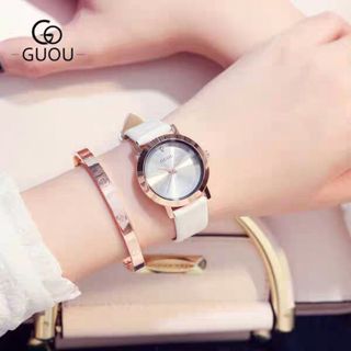 Đồng hồ nữ GUOU 8171 dây da