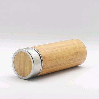 quà tặng sự kiện in logo- bình vỏ tre
