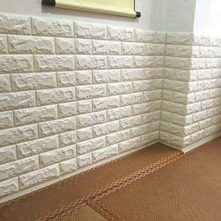 TẤM XỐP DÁN TƯỜNG 3D GIẢ GẠCH 7077 cm