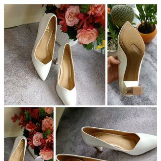 Giày bít si bóng nano cổ tim gót bọc đồng cực sang