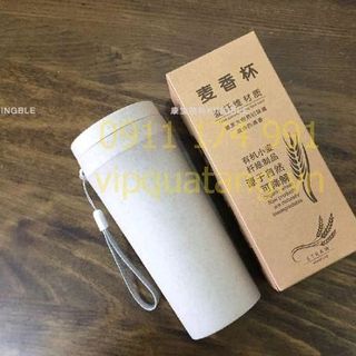 chai đựng nước xơ lúa mạch 2 lớp cách nhiệt