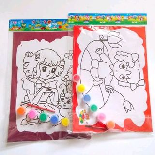 Bộ 2 tranh tô màu kích thước 19cm x26cm 1 cây cọ 6 màu nước
Giá sỉ 7k 1 bộ