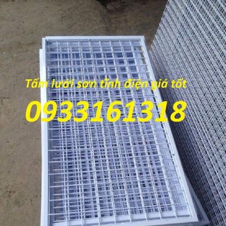 Lưới ô vuông sơn tĩnh điện lưới thép hàn trang trí giá sỉ giá bán buôn