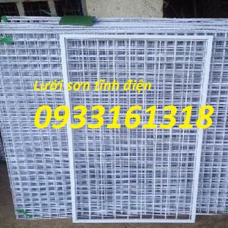 Lưới ô vuông sơn tĩnh điện lưới thép hàn trang trí giá sỉ giá bán buôn