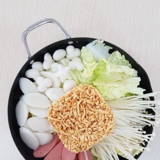 Bánh gạo Topokki hình hoa sao tim đáng yêu