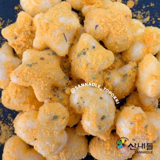 Bánh gạo Topokki hình hoa sao tim đáng yêu