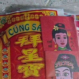 phần giấy cúng Sao cho Nam và nữ