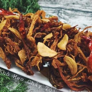 xưởng sản xuất khô heo cháy tỏi sỉ khô heo cháy tỏi