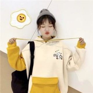 Áo hoodie in con vit siêu kute