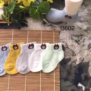 set 5 Đôi tất lưới trẻ em