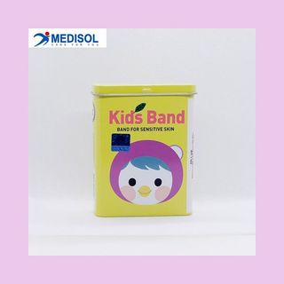 Băng keo cá nhân Pororo hộp thiếc màu vàng giá sỉ