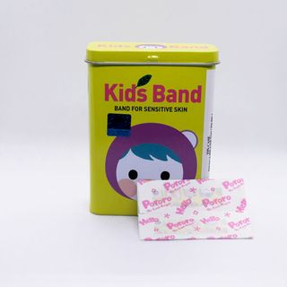 Băng keo cá nhân Pororo hộp thiếc màu vàng