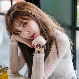 Đồng hồ nữ GUOU 6034 dây da