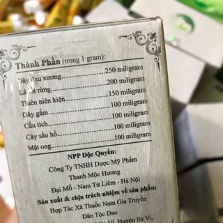 Cao xương khớp thuần mộc thanh mộc hương