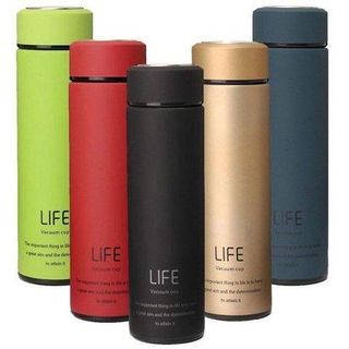 Binh giữ nhiệt Life inox 450ml-Phích Mini có lưới lọc