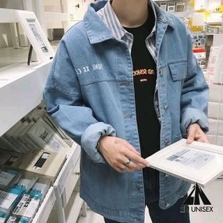 Áo khoác jean Nam phong cách hàn quốc CHI04
