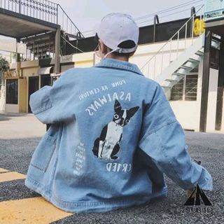 Áo khoác jean Nam phong cách hàn quốc CHI04