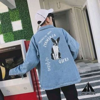 Áo khoác jean Nam phong cách hàn quốc CHI04